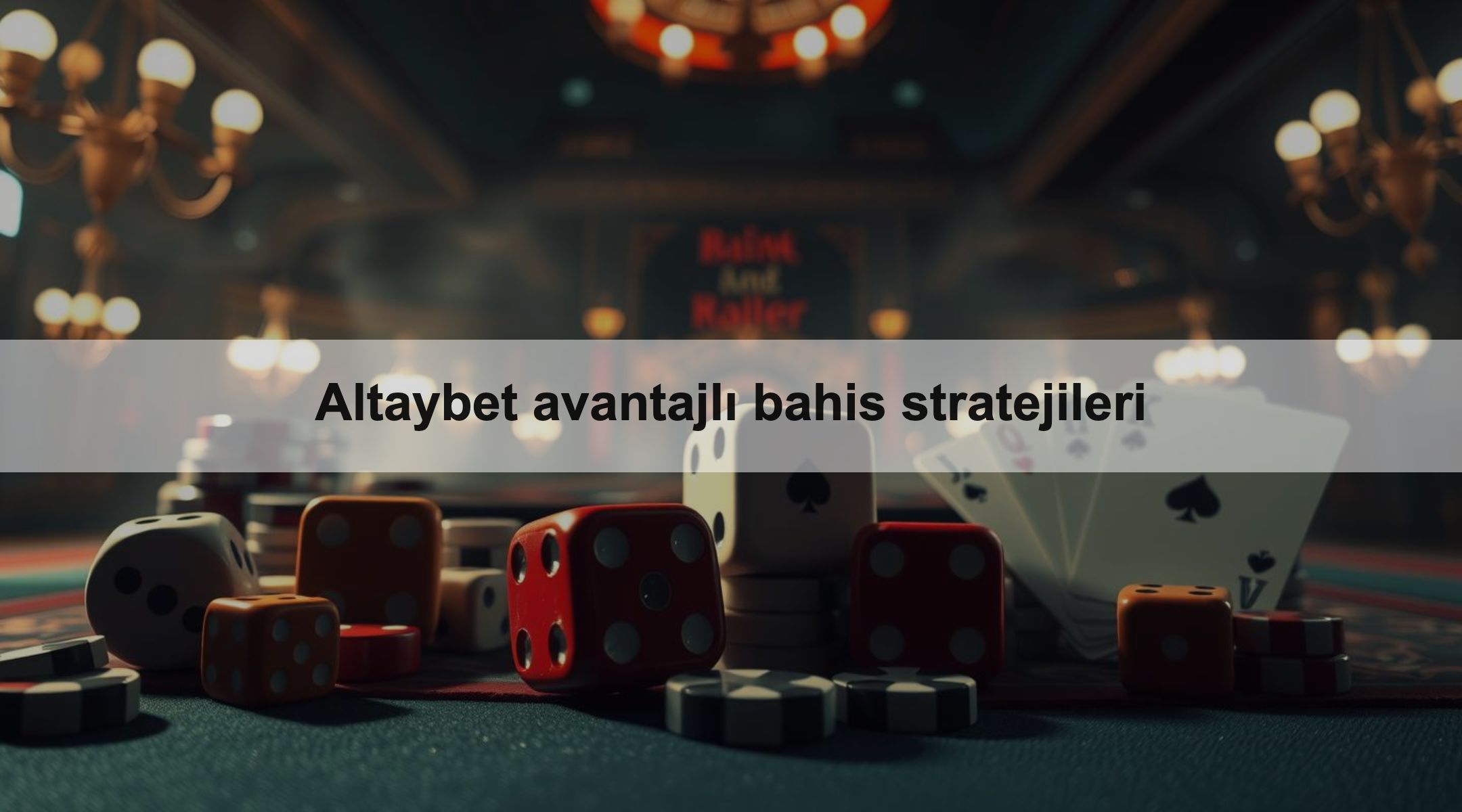 Altaybet avantajlı bahis stratejileri